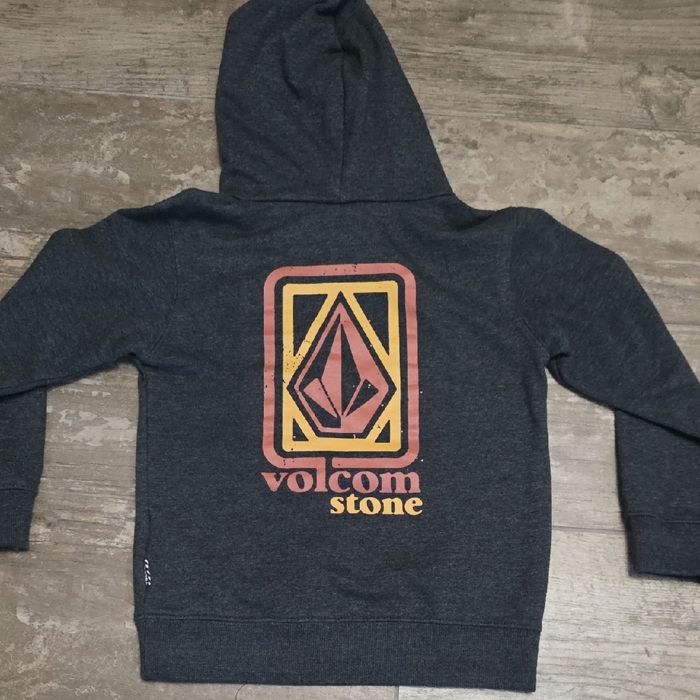 Volcom Boys Charcoal Hoodie Sweater - Picture 4 of 6